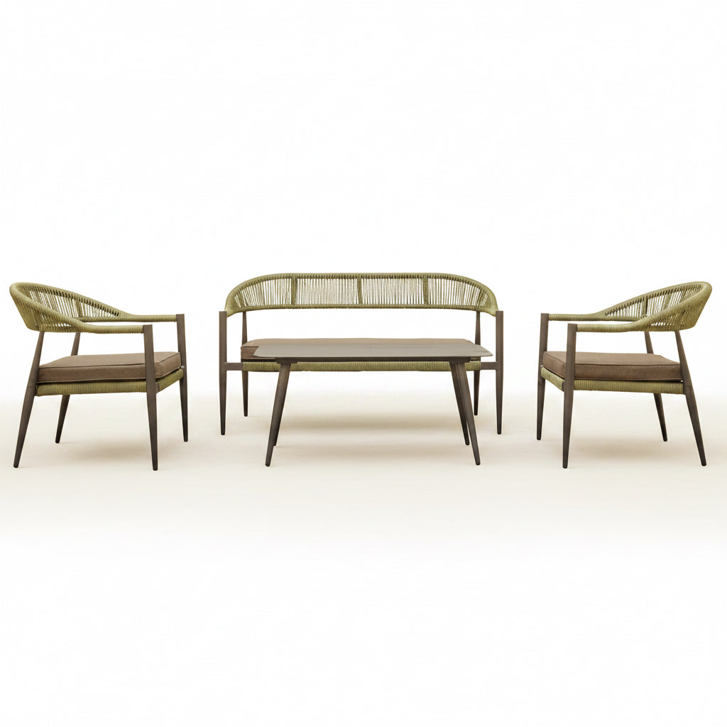 Oliver outdoor lounge set olive