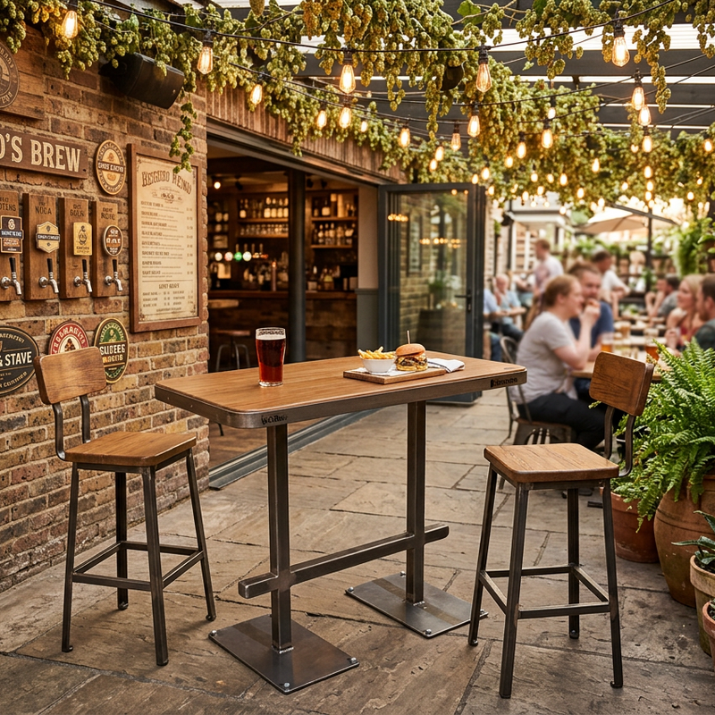 THE SCRAMBLER OUTDOOR bar TABLE