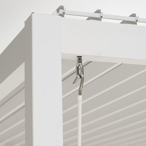 Pergola Eclipse– White – 3X6 m
