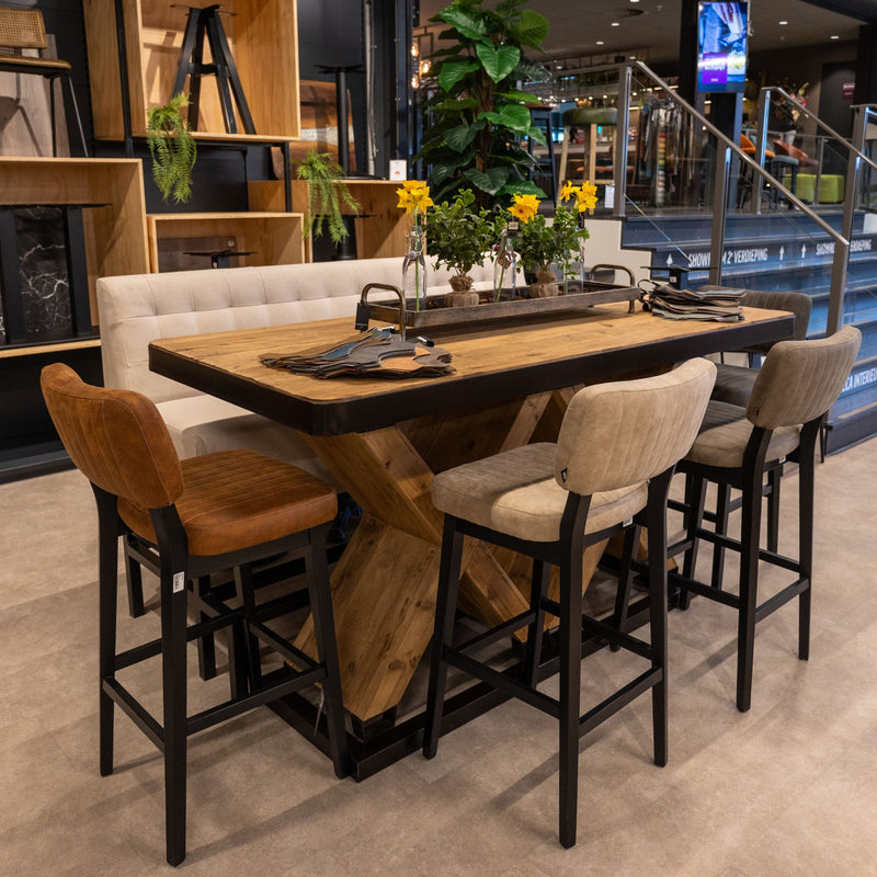 Philip barstool cognac